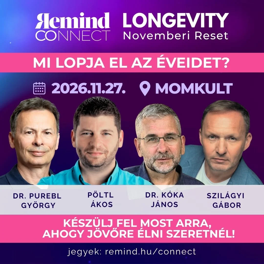 Remind Connect Longevity Novemberi Reset – 2026. november 27., MOMKult