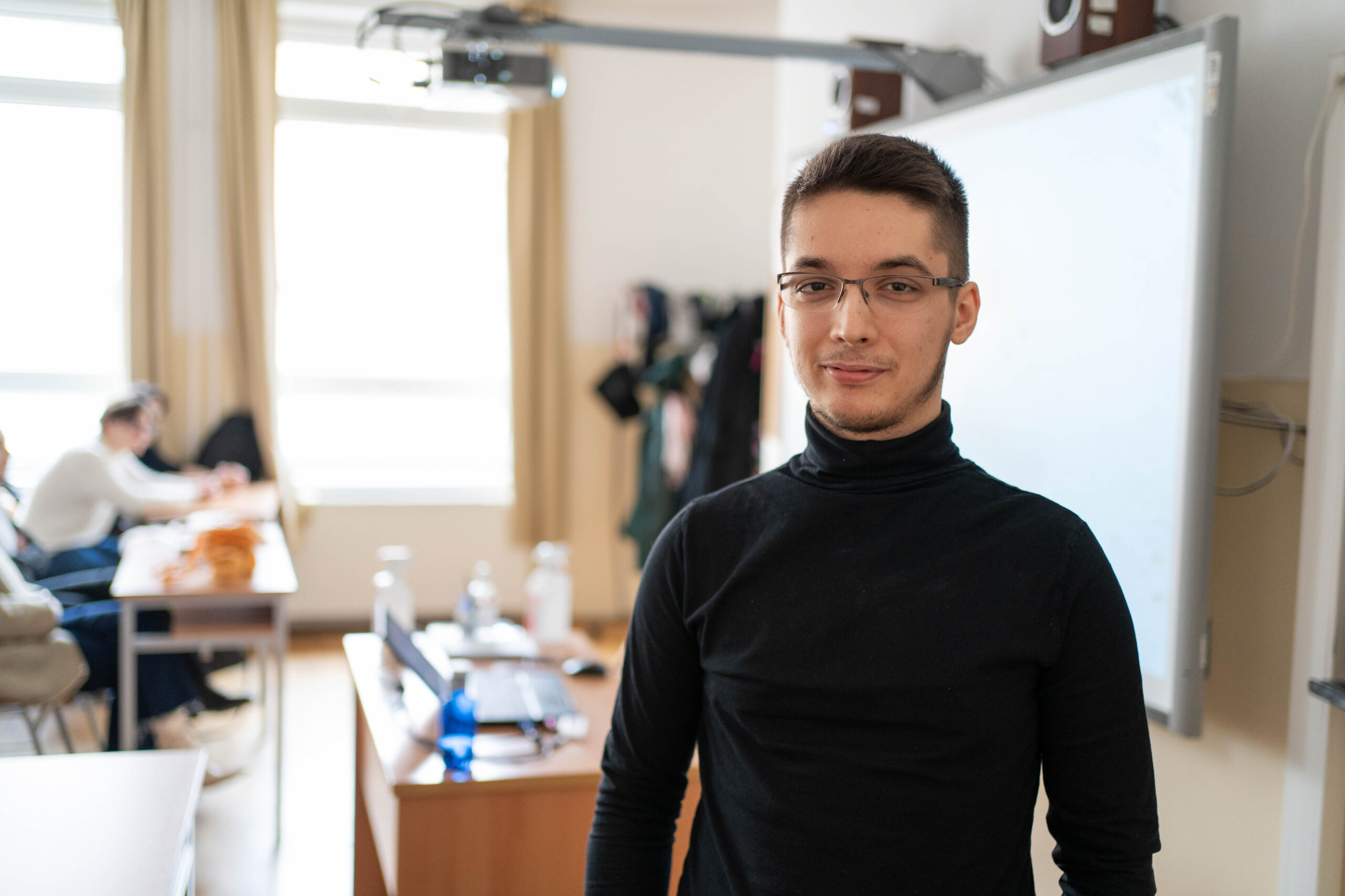 Előadás a szegedi Tömörkény István Gimnázium diákjainak, 2023. február 28-án