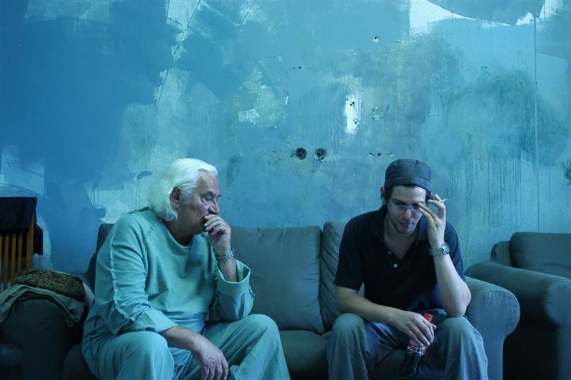 Sinkó László és Pater Sparrow az 1 forgatásán