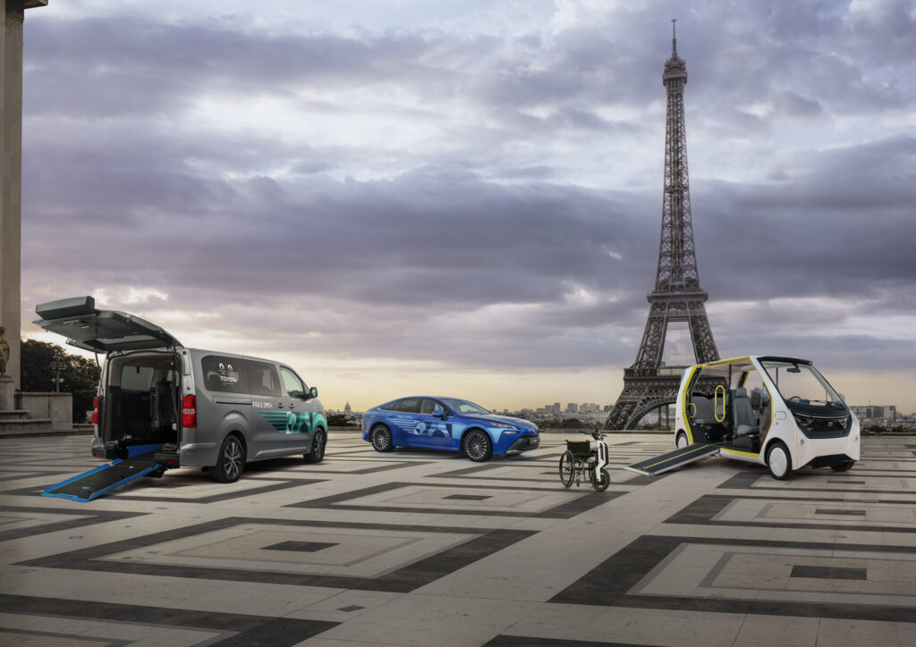 Fenntartható mobilitás a párizsi olimpián toyota