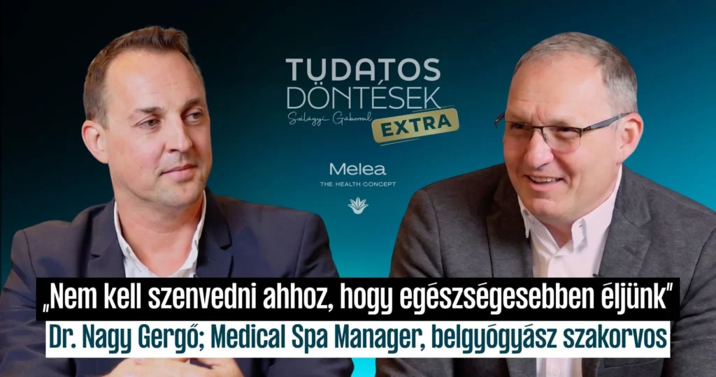 Dr. Nagy Gergő és Szilágyi Gábor a Tudatos Döntések EXTRA podcast stúdiójában