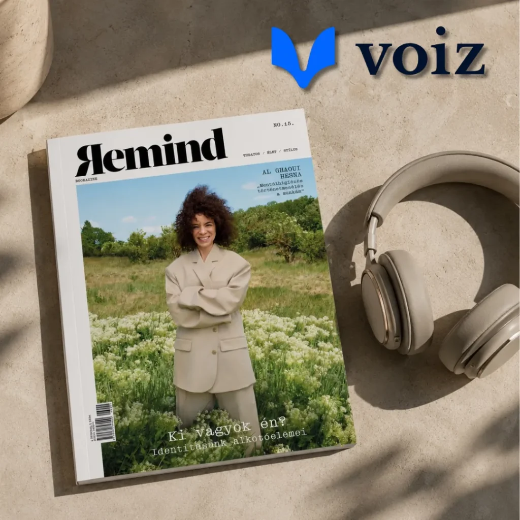 Remind Bookazine 2026/2 címlap Voiz fejhallgatóval - Ki vagyok én?