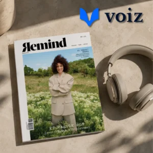 Remind Bookazine 2026/2 címlap Voiz fejhallgatóval - Ki vagyok én?