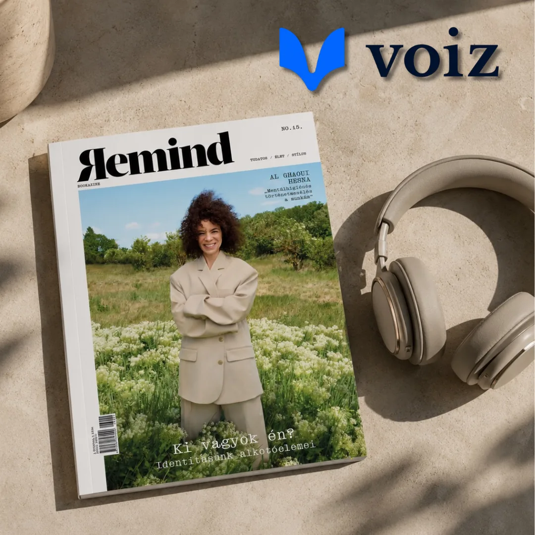Bookazine Remind Bookazine 2026/2 címlap Voiz fejhallgatóval - Ki vagyok én?