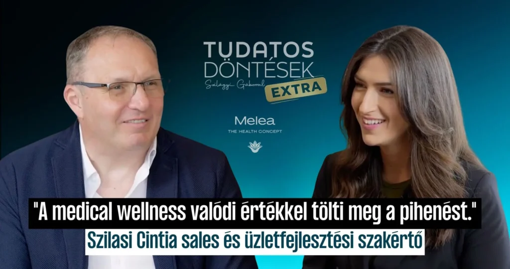 Szilasi Cintia és Szilágyi Gábor a Tudatos Döntések EXTRA podcast stúdiójában
