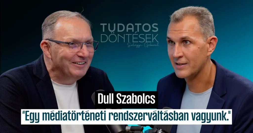 Tudatos Döntések podcast borító Dull Szabolccsal