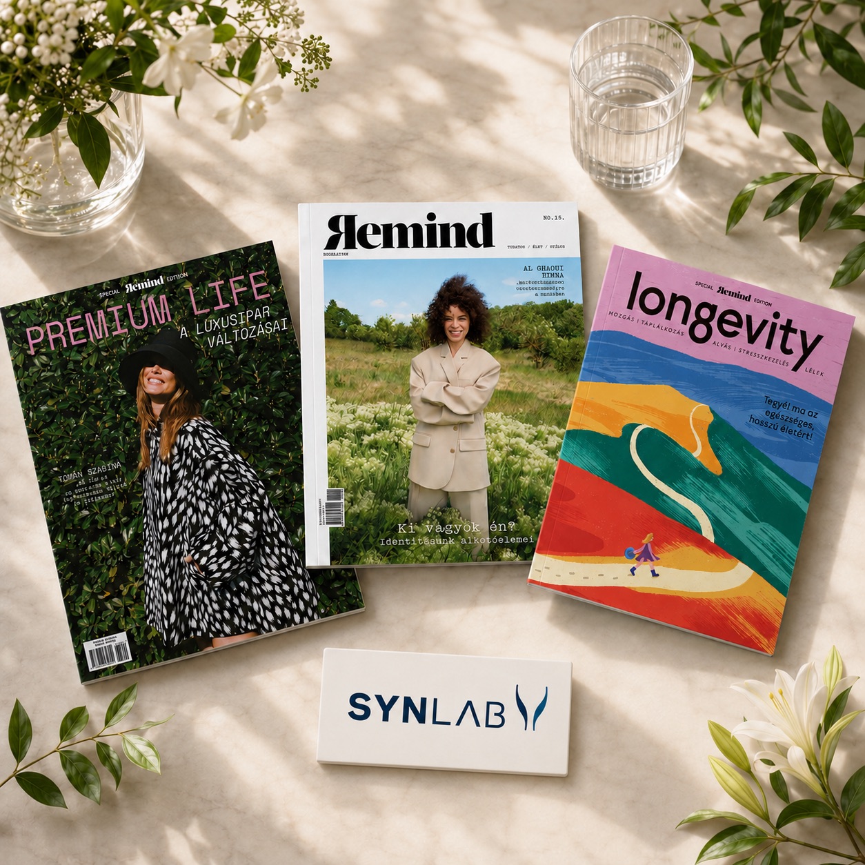 3 prémium magazin + ajándék SYNLAB Stressz laborcsomag 3 prémium magazin csomag ajándék SYNLAB Stressz laborcsomaggal