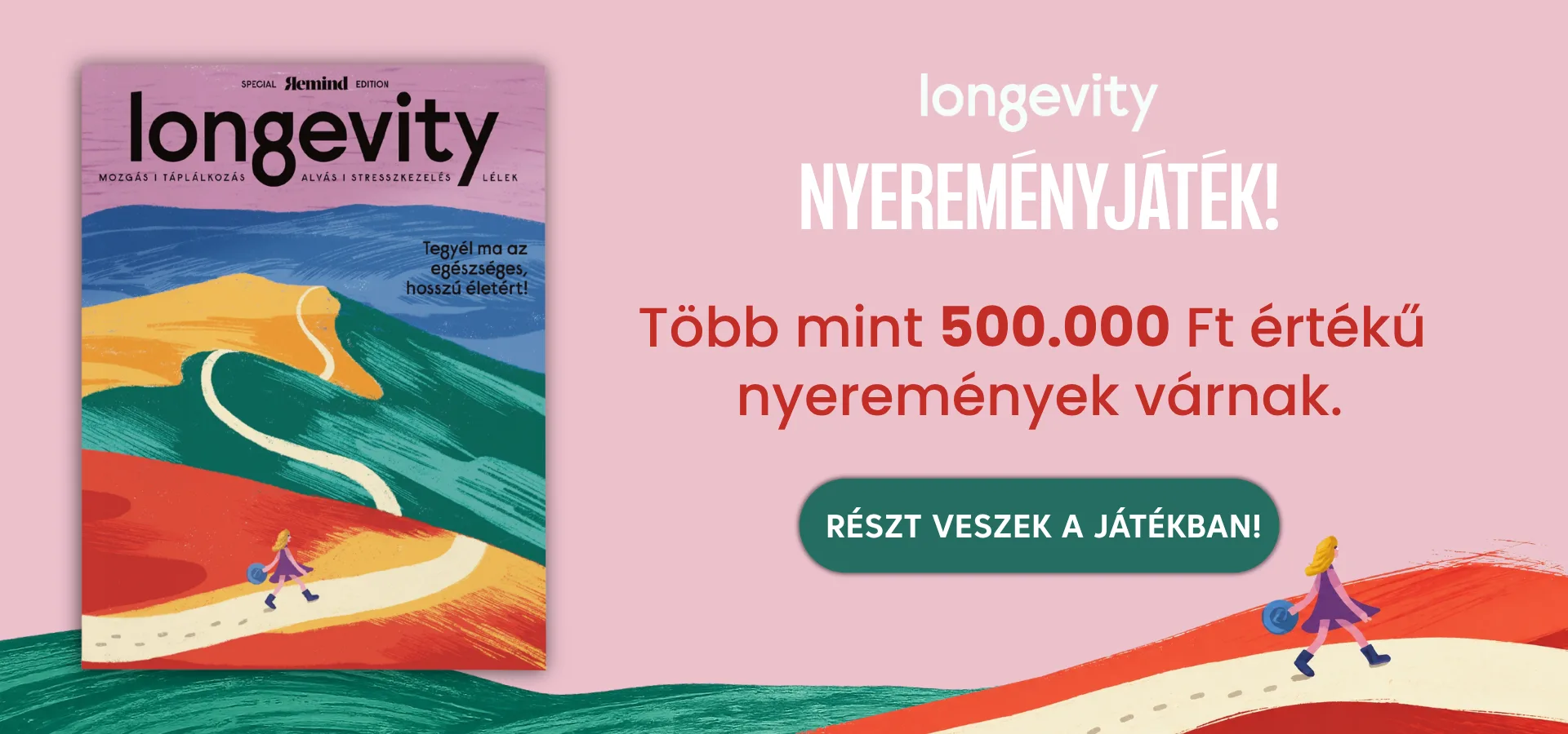 Longevity nyereményjáték banner