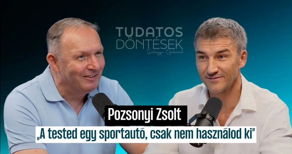 Pozsonyi Zsolt a Tudatos Döntések podcastban – izomvesztés és biológiai életkor