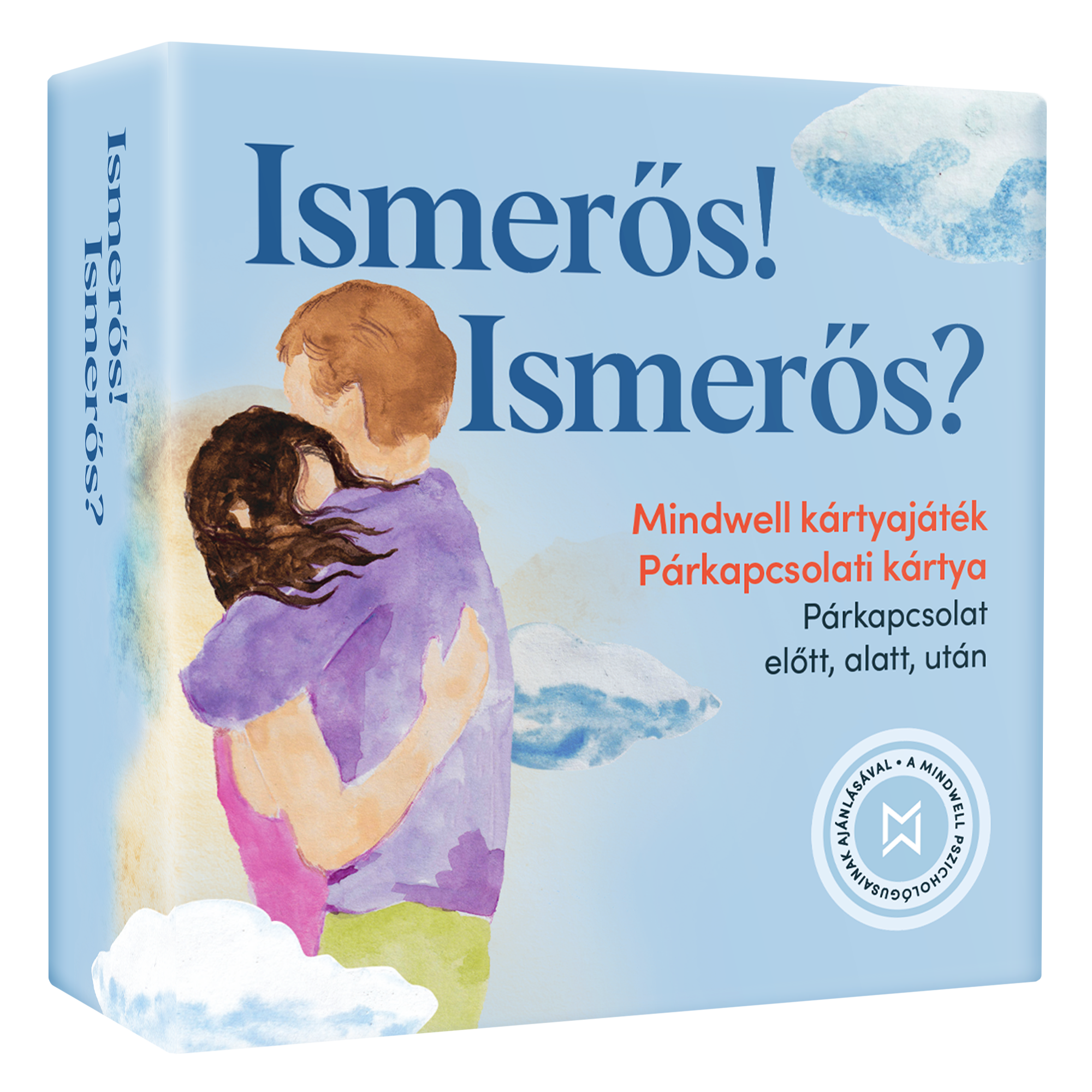 Remind Bookazine X Mindwell csomagajánlat Ismerős! Ismerős? – párkapcsolati Mindwell kártya doboza