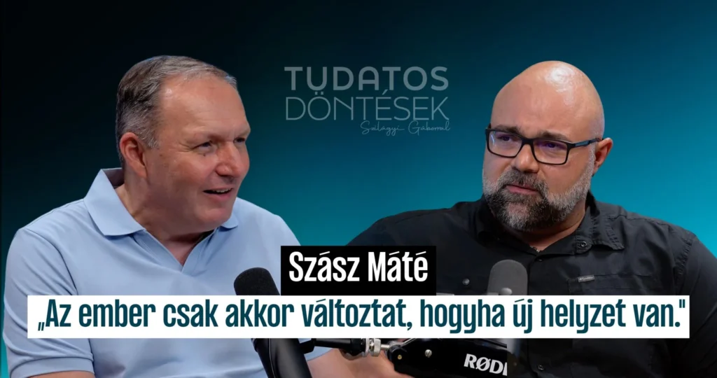 Szász Máté és Szilágyi Gábor a Tudatos Döntések podcastban – prevenciós diagnosztika