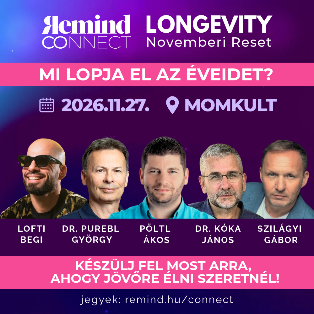 Remind Connect – Mi lopja el az éveidet? – 2026. november 27., MOMkult