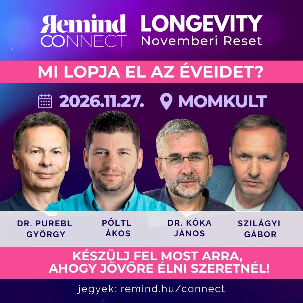 Remind Connect – Longevity Novemberi Reset – 2026. november 27., MOMkult
